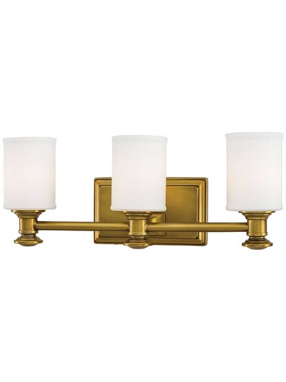 Harbour Point 3-Light Bath in Liberty Gold.